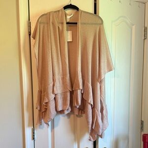 LC Lauren Conrad Soft Cream Cardigan